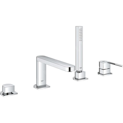 GROHE Plus Combiné monocommande 4 trous pour baignoire, montage (1/4)