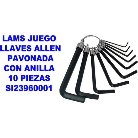 Set chiavi a brugola con anello 10 pezzi
