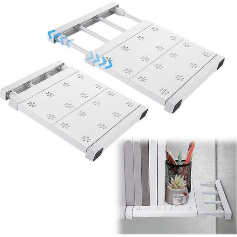 2-teiliger Schulspind-Regalorganizer – Verstellbarer Spindteiler