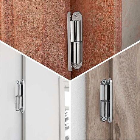 Cerniere armadio , 4 pezzi in acciaio inox 231-1, cerniere rimovibili per ferramenta casa, protezione cassetti armadio (1/2)