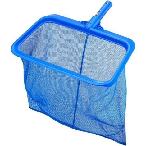 Épuisettes de Surface, Filet de Fond Piscine Professional avec Grand Capacité, Ramassage des Feuilles de Surface sans Perche Épuisette Profonde pour Piscine, Étang, Spas, Parc Aquatique Bleu (1/5)