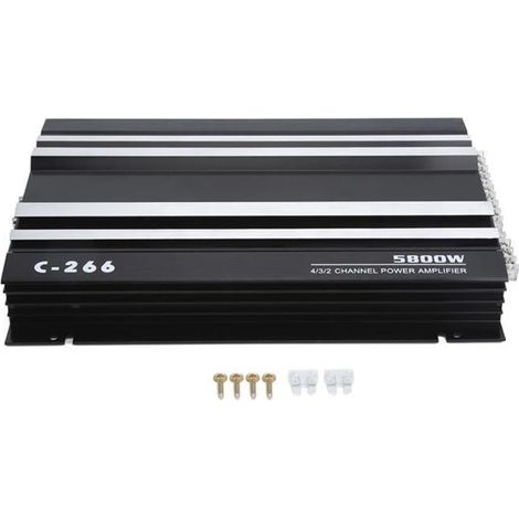 Amplificateur de voiture - SURENHAP - 5800W - Hi-Fi - 12V - Design en alliage d\'aluminium (1/3)
