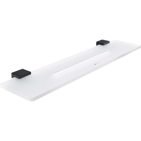 Nimco Kibo - Mensola, lunghezza 50 cm, nero opaco Ki-X450-90 (1/3)