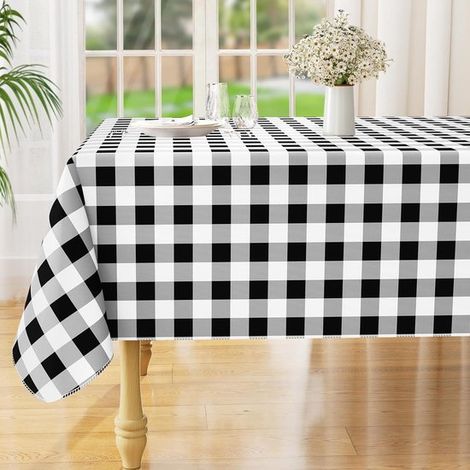 Mantel rectangular de 138 x 178 cm, de vinilo impermeable, lavable y a cuadros, ideal para picnics en interiores y exteriores - Estilo 2 (1/5)