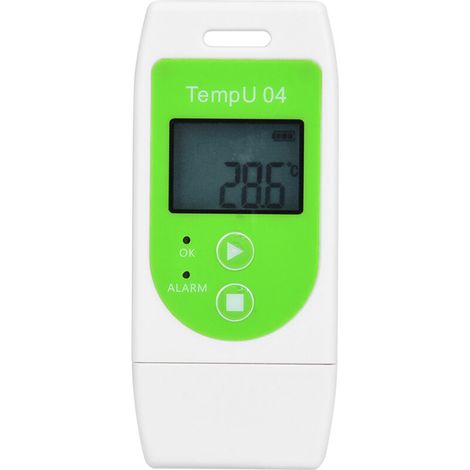 Registratore di dati di temperatura riutilizzabile TempU04 PDF USB -Crezuo