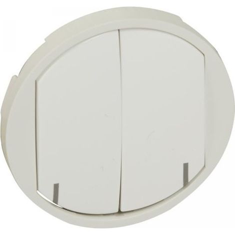 Legrand 068093 Céliane tapacubos control inalámbrico doble encendido/apagado blanco