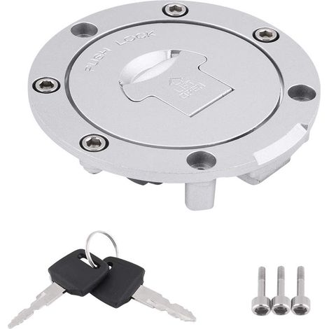 Tapa del depósito de combustible de motocicleta con cerradura y 2 llaves para CBR600RR y CBR600F4