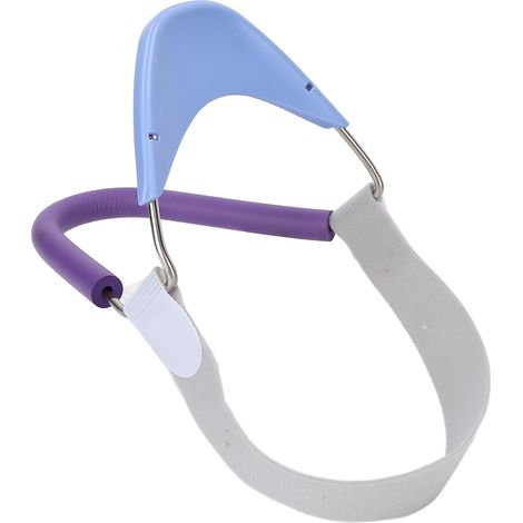 Appui-tête réglable pour traction cervicale, correcteur de posture anti-douleur, soulage les tensions du cou et prévient la cyphose, bleu, dispositif de soin. (1/5)