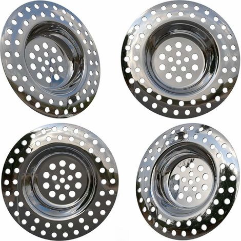 Filtre evier, Lot de 4, pour Tous Les DRAINS, Filtre evier Cuisine