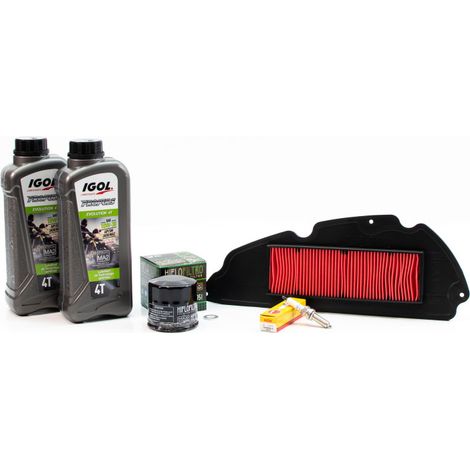 Kit Révision Filtres Bougies pour HONDA NSS FORZA 300 de 2018 à 2020 - IGOL PROPULS EVOLUTION 10W30 2L
