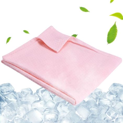 Couverture rafraîchissante en microfibre Winysin, douce et confortable, convenant aux adultes et aux enfants, idéale comme couverture d'été pour le canapé ou les voyages. (1/3)
