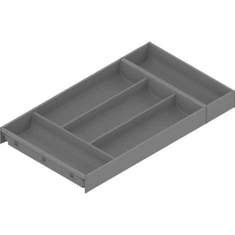 BLUM AMBIA-LINE Besteckeinsatz NL550mm,B300mm, Stahl indiumgrau