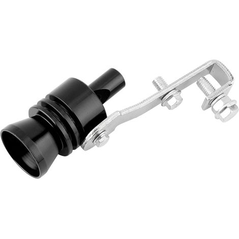 Sifflet turbo universel pour pot d'échappement de voiture, quad, SUV, accessoires auto (noir) (1/5)