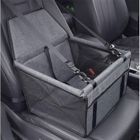 Asiento coche pequeños medianos Funda asiento perro cinturón seguridad Transportín coche Bolsa Funda asiento perro Gato Mascota Bolsa delantera (1/5)