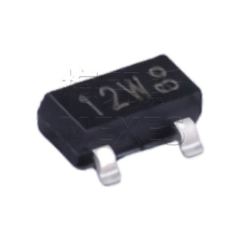 Wuxi Xinjieneng 2N7002,215 SOT-23 surface mount MOSFET canal N 60V 300mA composants électroniques à puce, 5 unités.
