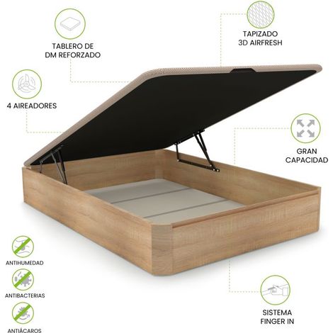 Canapé Luxury 3D Roble 135x190 (1/5)
