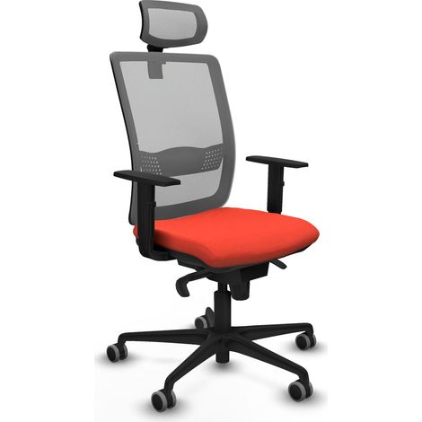 Silla de oficina piqueras y crespo Haches gris malla cómoda (1/2)