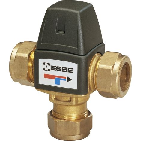 ESBE Vanne thermostatique VTA323, 35-60 degrés, DN20, Kvs1.5, KLF22mm, 31100200