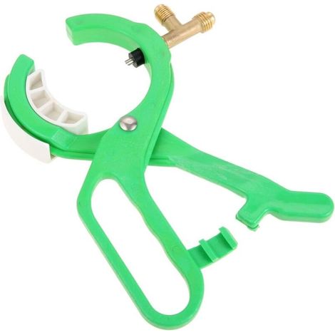 XEPHO Convient pour R134aR22 petite bouteille de réfrigérant bouteille de graines de neige outil d'ouverture de bouteille vanne d'ouverture de bouteille trois en un CT006-ABC