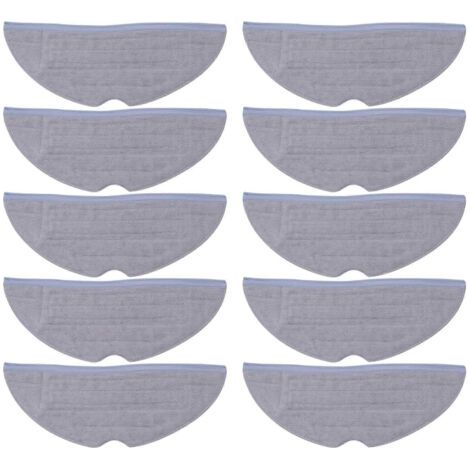NALOOKAMIC Lot de 10 lingettes de rechange pour aspirateur Xiaomi Roborock S7 T7S T7 Plus - Pièces détachées - Lingettes douces en microfibre (1/4)