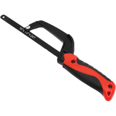 Mini scie à métaux, scie de jardin, scie à archet pour le travail du bois, scie à archet domestique pour le métal, l'aluminium et le PVC (1/4)
