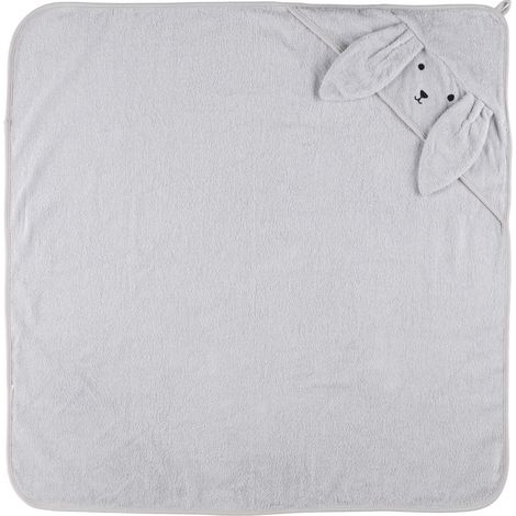 Serviette à capuche pour enfants BUNNY, 80 x 80 cm (1/2)