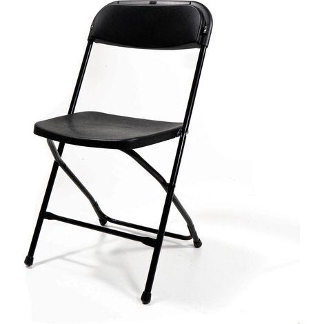 Chaise Pliable Budget Structure en Acier - Lot de 7 - Veba