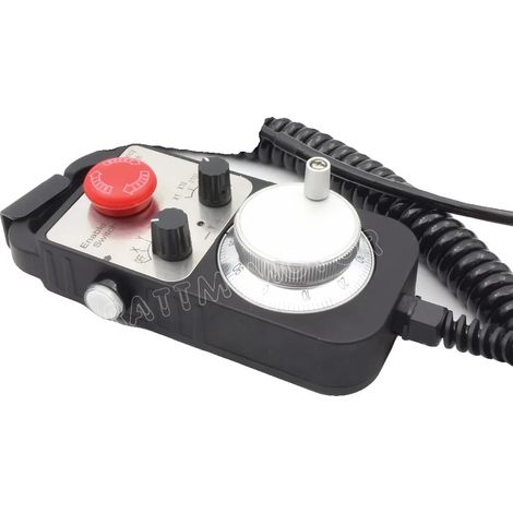 Pendentif MPG CNC 4 axes, Arrêt d'urgence, Support à base magnétique, Style de fil (1/2)