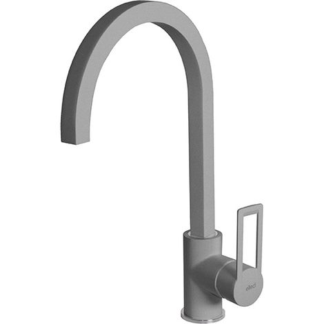 Elleci MGKBRI48 Bridge Miscelatore Monocomando Cucina canna girevole 360° Granitek Matt colore Grigio Cemento