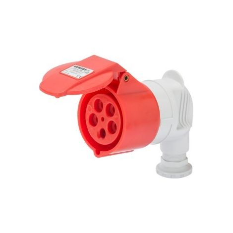 Presa 90°Mob.Pr.3P+T 16A 400V6H (Gewiss Cod. Gw62089)