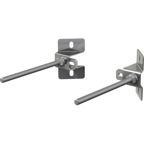 Fixation d'angle Alcadrain pour installation encastrée (1/2)