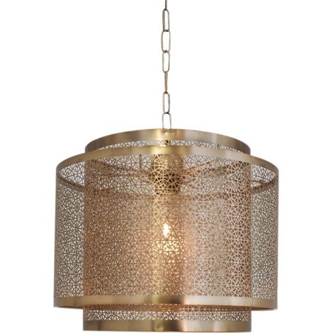 Suspensions Hermine 1x60W E27 Laiton (1/3)
