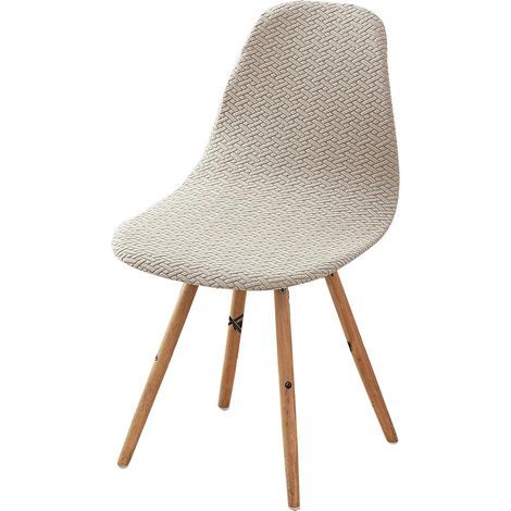 Housses de chaises scandinaves, adaptées aux chaises de restaurant et de cuisine, kaki, ensemble de deux pièces. (1/5)