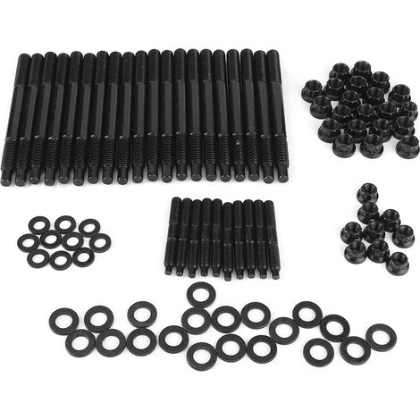 Kit de goujons de culasse à 12 points, jeu de joints à vis adaptés pour Chevy LS1 LS6 4,8 L 5,3 L 6,0 L 6,2 L 2004-2018