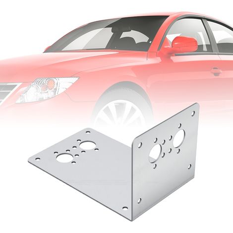 Support montage chauffage stationnement en L, support pour surfaces verticales en fer épaissi (1/5)