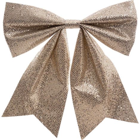 Dekoration Schleife Python goldfarben 30x37 cm - Feeric lights & christmas