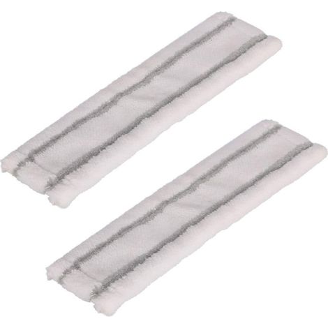 Lot de 2 chiffons en microfibre pour robot de nettoyage de vitres Karcher WV1 (1/4)