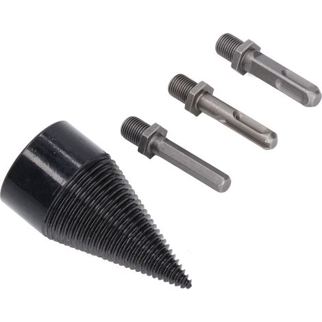 Perceuse à bois fendue, trépan à bûches électrique, lot de 3 mandrins amovibles 45mm (1/5)