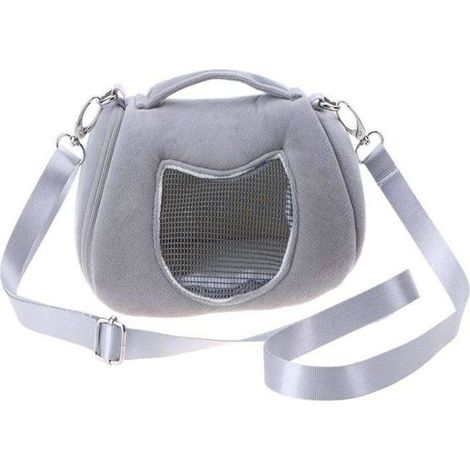Bag to back of travel portable for hamster, breathable, herisson, pocket for animals of company, ecureuil, chinchilla, cochon d'Ind (1/4)