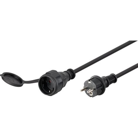 Goobay Cable Exterior Negro 10 m para Jardín (1/2)