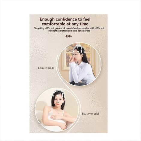 Massageur du cuir chevelu 3 modes, 8 points vibrants, appareil portable de massage crânien et corporel (1/5)