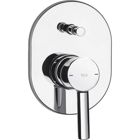 ROCA A5A0660C00 TARGA Grifo Monomando Empotrado Baño/Ducha 1 Vía Cromo - ref: A5A0660C00 (1/2)