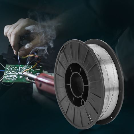 Fil de soudage sans gaz, auto-protégé et fourré, pour brasage électrique, 0,9 mm, 4,5 kg (1/5)