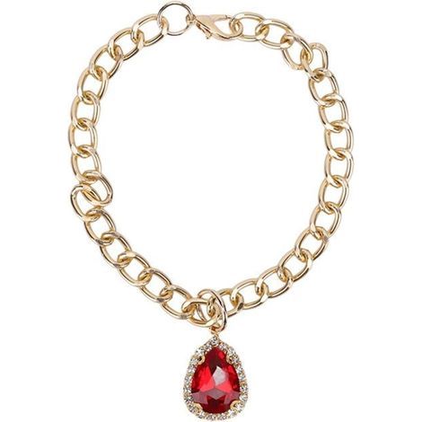 25cm Pet Collar - Red - Adjustable - Elegant (1/5)