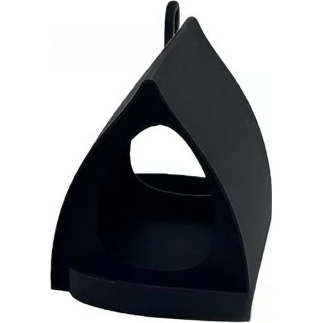 [In Stock] New Arrival Bird Feeder for Garden with Roof - Black