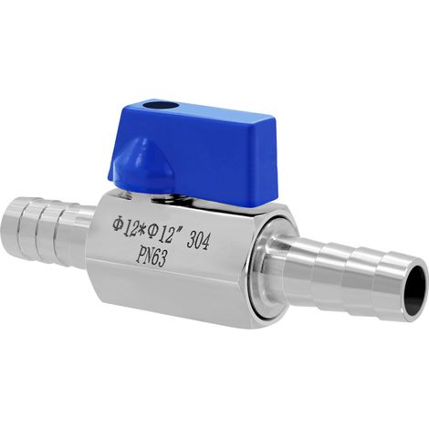 Robinet à boisseau sphérique 12 mm en acier inoxydable vanne (1/4)