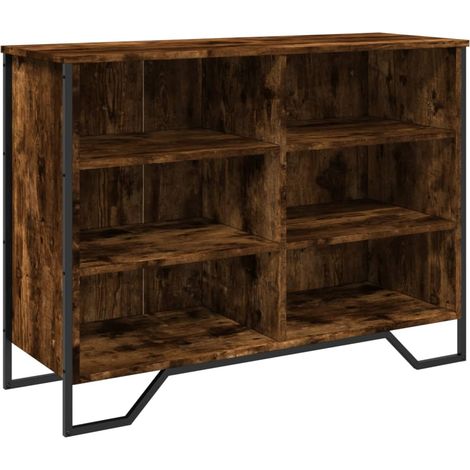 Maison Exclusive - Credenza Rovere Fumo 101x35,5x74,5 cm in Legno Multistrato