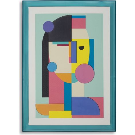 Picasso-Leinwanddruck mit Rahmen -B- cm 50x3,3x70 (1/5)