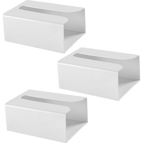 Porte-serviettes muraux 3 pièce plastique blanc un rangement pratique un rangement pratique des (1/5)