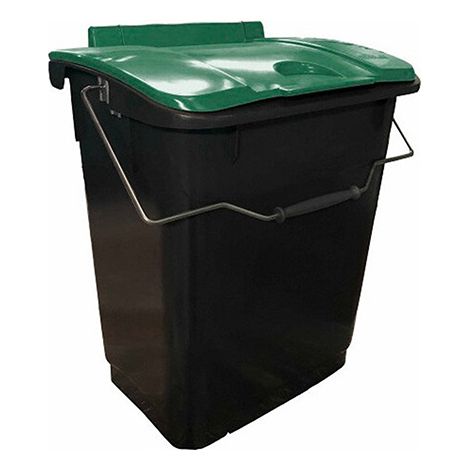 Abfallbehälter oder Komposteimer 35 Liter – Gelber Deckel - C080041